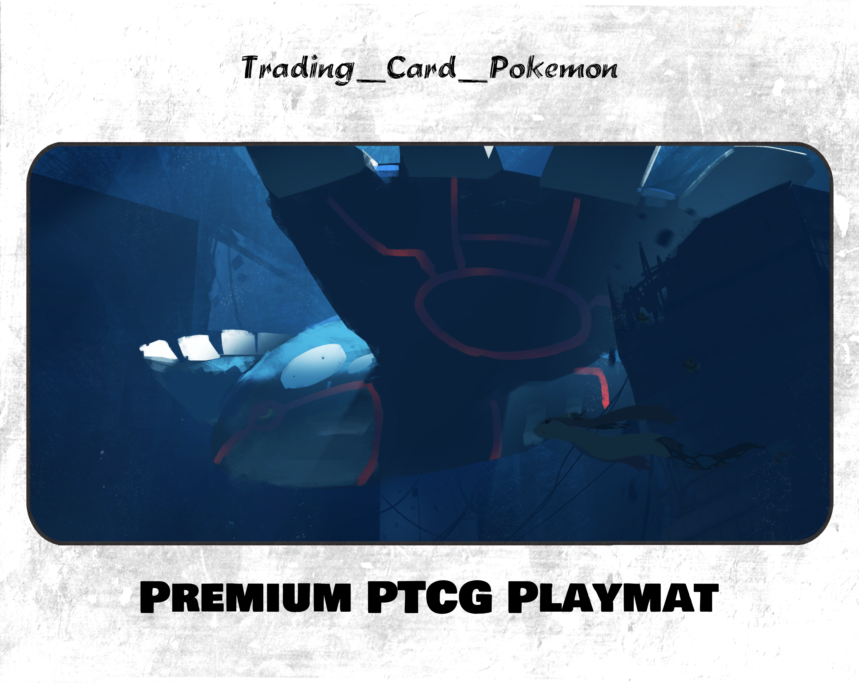 Pokemon TCG Kyogre Pokemon Playmat/Mousepad for TCG/PTCG Choose Size #118